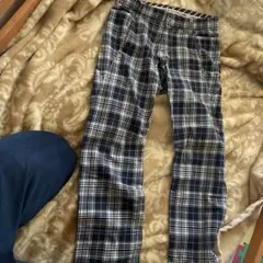 PUBLIC SCHOOL スキニーパンツ ネイビー/チェック