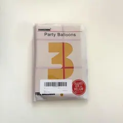 数字バルーン 3 トイストーリー風