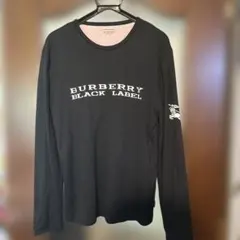 BURBERRY BLACK LABEL 長袖カットソー ブラックピンク
