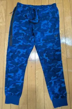 NIKE ナイキ テックフリース ジョガーパンツ 青 カモフラ L