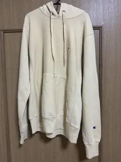 チャンピオン　パーカー メンズのM サイズ　ベージュ