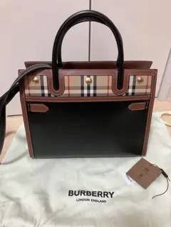 BURBERRY 2way ショルダーバッグ　ハンドバッグ　チェック