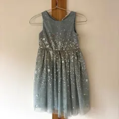 H&M スパンコール ノースリーブ ワンピース 120cm