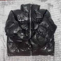 新品THUG CLUB サグクラブ レザー ダウンジャケット L