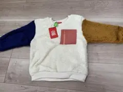 キッズ服　フリース　上着　モコモコ　裏起毛　あったか　110 冬服　カラフル