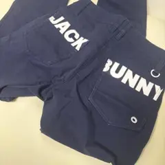 JACK BUNNY ゴルフ ネイビーパンツ レディース 0