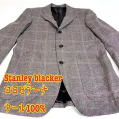 【ロロピアーナ】Stanley blacker ウール テーラードジャケット