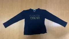 【美品】クリスチャン ディオール　長袖カットソー　ラインストーン　ロゴ　ロンT Christian Dior - クリスチャンディオール Tシャツ カットソー 長袖