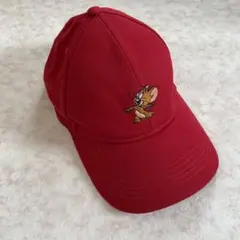 Tom and Jerry 刺繍 キャップ レッド　H&Mのサムネイル