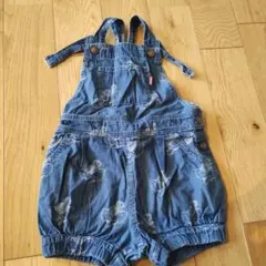 HYSTERIC MINI デニムオーバーオール М100