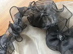 結婚式用 オーガンジーショール フォーマル パーティー 羽織り