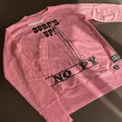 men's/OVER THE STRIPES/トレーナー/スウェット/ピンク