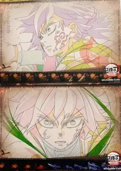 鬼滅の刃 ufotable カフェ ランチョンマット 冨岡義勇　2枚セット