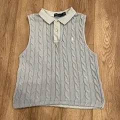 Polo by Ralph Lauren ケーブルニット ベスト M