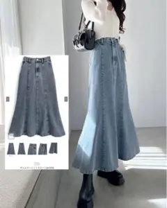 デニムマーメイドスカート[on385]のサムネイル