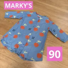★MARKEY'S★HOGAN★ノーカラー ワンピース りんご 90