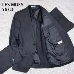 【美品】 レミュー L セットアップスーツ ダークグレー アオキ Y6 ビジネス