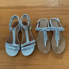 専用★訳あり格安☆ ZARAキラキラサンダルのみ