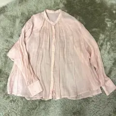 SLOBE IENA 24SS ラミーギャザーシャツ