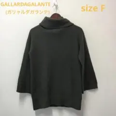 GALLARDAGALANTE（ガリャルダガランテ）タートルニット　サイズF
