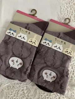 新品2足⭐︎ちいかわフロート刺繍靴下　クルー丈ソックス レディース 靴下 ソックス