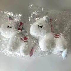 おねむりユニコーン　ぬいぐるみ2点