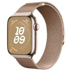 Apple Watch バンド ステンレス ゴールド 42 44 45 49
