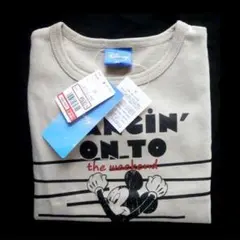 未使用品◆ディズニー ミッキーマウス★タグ付き Tシャツ ベビー服90