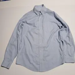 H*K様 C875 ブルックスブラザーズ　長袖シャツ　水色　チェック柄　L