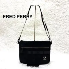 【最終価格！早い者勝ち‼︎】FRED PERRY ブラック ショルダーバッグ