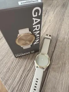 訳あり　GARMIN VIVOMOVE 3S ホワイト　emmiコラボモデル