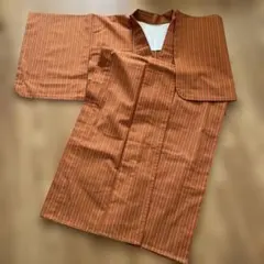 昭和レトロ　ハンドメイド　ストライプ着物