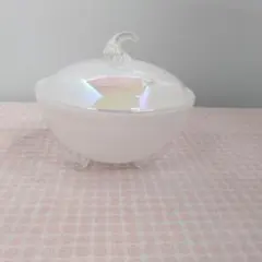 rokka glass パート・ド・ヴェール ガラス オーバル型蓋物 - メルカリ