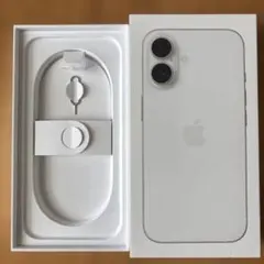 iPhone 16 ホワイト 空箱と付属品