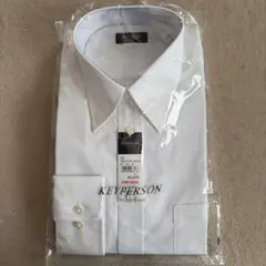 KEYPERSON メンズホワイト 長袖シャツ 123