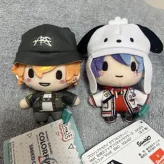 プロセカ　ふわぷち ぬいぐるみM 東雲彰人　青柳冬弥 初期 プロセカ モアプラスマスコット 東雲 彰人 青柳 冬弥