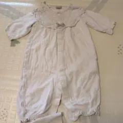 petit main オフホワイト ツーウェイ・ドレスオール