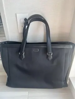 タケオキクチ　ブラックストライプトートバッグ