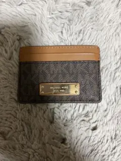 【値下げ】MICHAEL KORS カードケース ブラウン/ベージュ