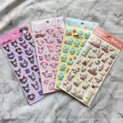 サンリオ ぷくっとシール 4枚セット キティ　マイメロ クロミ ハンギョドン