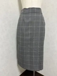 ♥️UNIQLO チェックナロースカート 巻きスカート風 Sサイズ