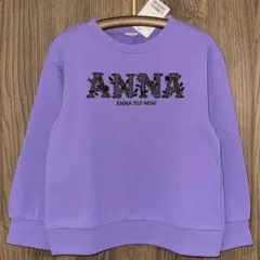 新品タグ付き　アナスイミニ　ロゴ刺繍トレーナー　120cm