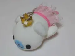 美品激レア】まめゴマ おめかしコンテストぬいぐるみキーホルダー しろ