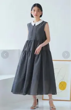 RUIRUE BOUTIQUE 2WAY ノースリーブワンピース Sサイズ