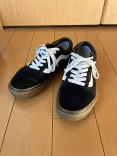 VANS ビンテージ オールドスクール 24.5cm ガムソール ブラック