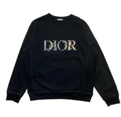 【限定品】（極美品） DIOR トレーナー ブラック 花柄ロゴのサムネイル