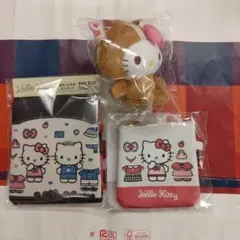 ハローキティポケット付きミニバッグ、ポーチ、干支マスコット新品未使用未開封