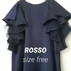 ☆美品☆【アーバンリサーチ ロッソ】 フォーマルワンピース ネイビー