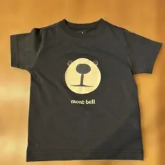 mont-bell クマ顔プリント Tシャツ 100cm