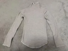ベージュ リブ編み セーターのサムネイル